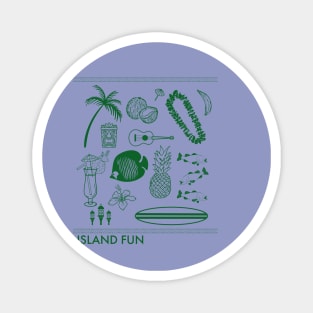 Island fun Magnet